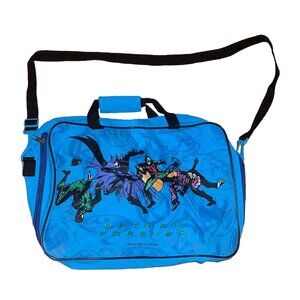 Vintage Batman Forever Movie Shoulder Bag 1995 DC Comics overnight bag suitcase